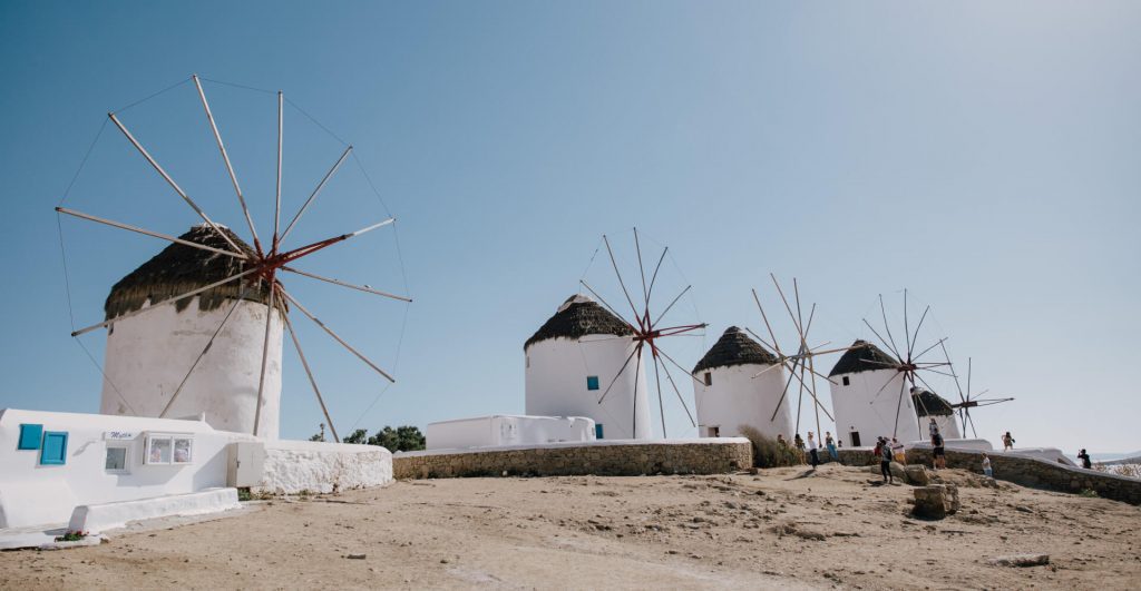 Mykonos windmills